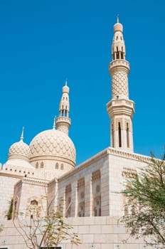 A traditional Arabian style mosque located in Jumeira, Dubai, UAE