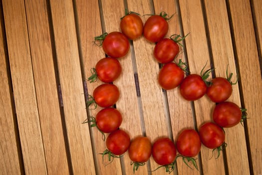 Heart-shaped tomatoes