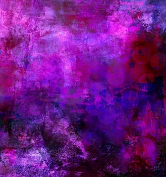 Painted background in shades of pink,purple and dark red