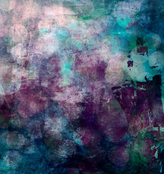 Mixed Media Collage - Abstract Background