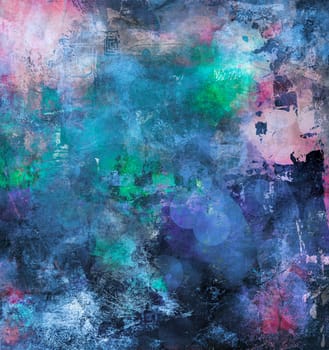 Mixed Media Collage - Abstract Background
