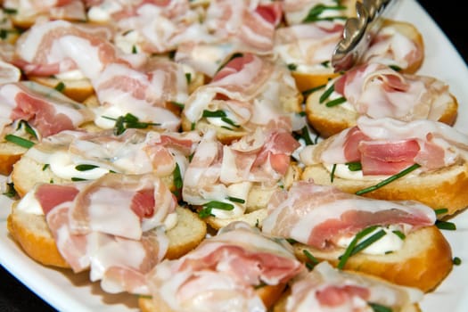 appetizer with bacon