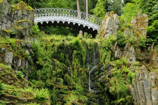 The Devil's Bridge in the Bergpark Kassel Wilhelmshöhe
