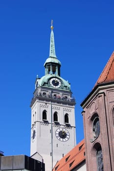 St. Peter's Church Munich (built in 1180)