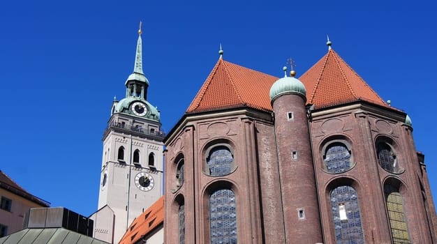 St. Peter's Church Munich (built in 1180)