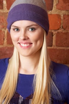 Portrait of young woman