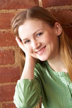 Portrait of young woman