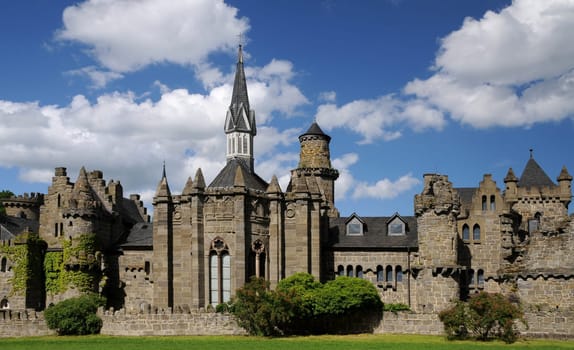 The Löwenburg Kassel was built from 1793 as a pleasure palace or castle ruins.