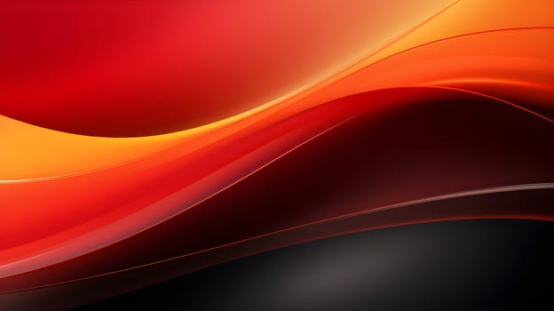 Red and black wavy lines backgrounds - AI genera