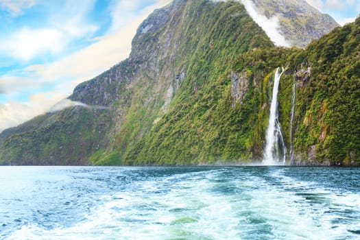 Milford sound. New Zealand fiordland