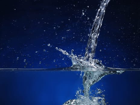 Pouring fresh water