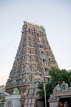 intricate artwork at ancient hindu temple
