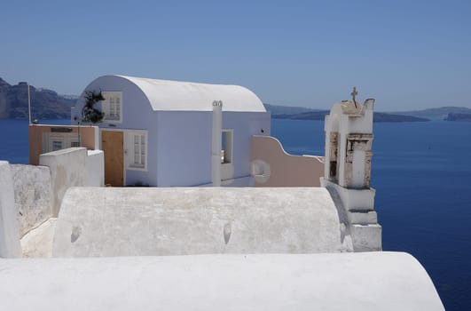 Buildings in Santorini