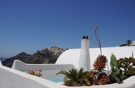 Buildings in Santorini