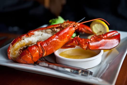 Grilled lobster