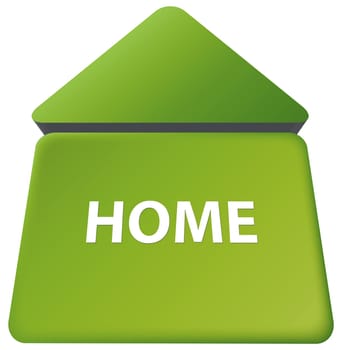 Symbolic representation of our green home in future.