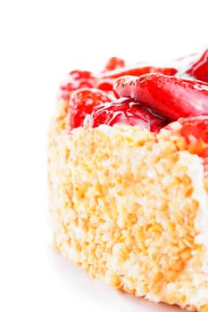 Back part of a strawberry pie