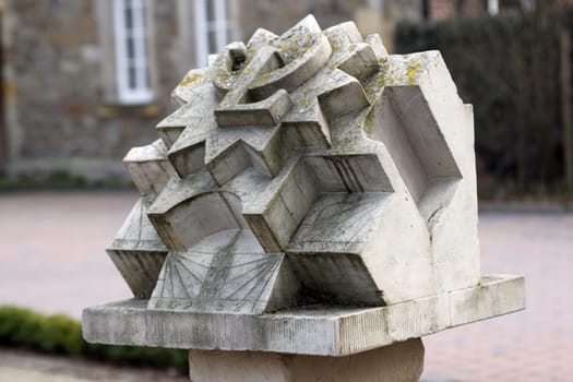Old sundial in Rinteln (Prinzenhof)