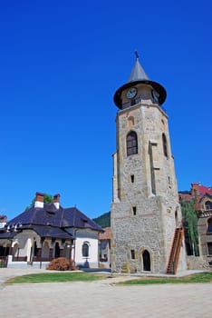 Medieval tower of Stephen the Great in Moldavia