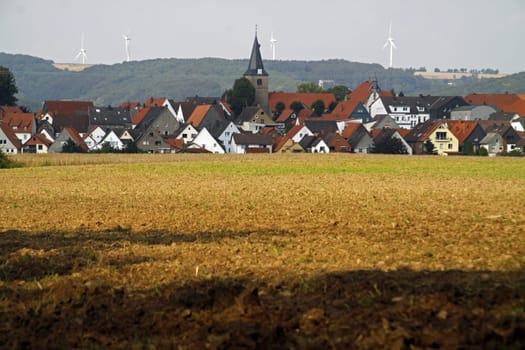 View of Barntrup from the cemetery