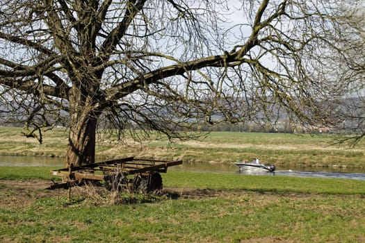 Weser landscape in Rumbeck