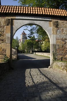 Gate passage at Brake Castle
