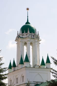 Spaso-Yakovlevsky Monastery situated to the left from the Rostov kremlin on the Rostov's outskirts
