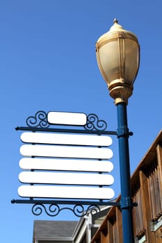 Blank Signpost  – clipping path included
