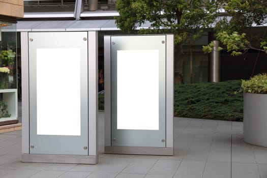 Blank billboard – clipping path included