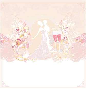 Ballroom dancers - invitation
