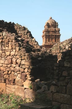 Lower Shivalaya in Badami, Karnataka, India, Asia
