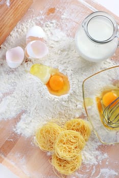 Baking ingredients for pasta and noodles