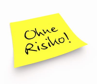 Sticky notes - without risk