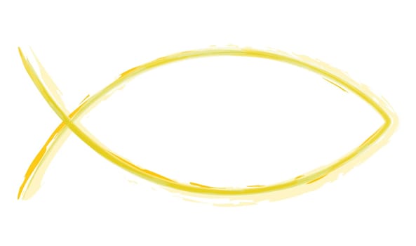 AquaralI - Ichthys Yellow - Abstract Fish Icon