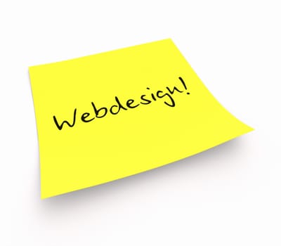 Sticky notes - web design!