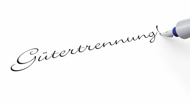 Stift Konzept - Separation of property!