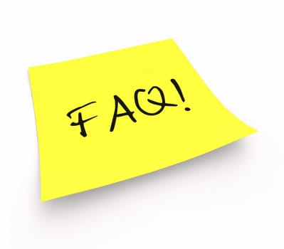 Sticky notes - FAQ!