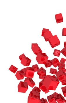 Banner - Flying Dice Red