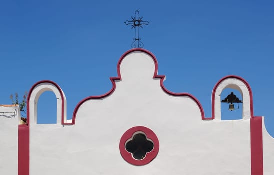 Church detail of the church of Monchique in the Algarve