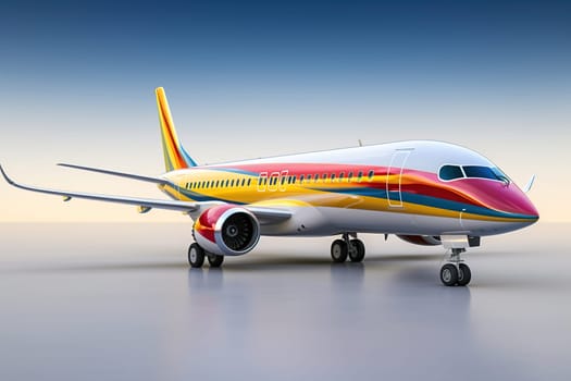 Modern aircraft of the future.