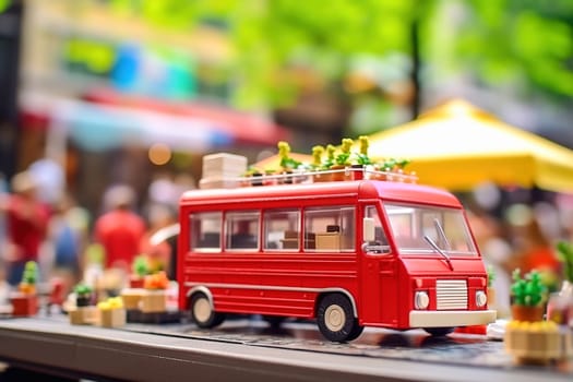 Toy Bus for Kids. High quality photo