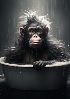 Fauna forest congo africa chimpanzee cute mammal nature primate wild portrait ape face monkey black wildlife jungle animal