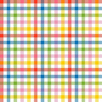 Check Tablecloth Pattern COLORFUL - endless
