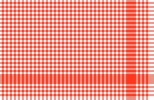 Check Tablecloth Pattern RED
