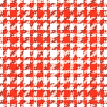 Check Tablecloth Pattern RED - endless