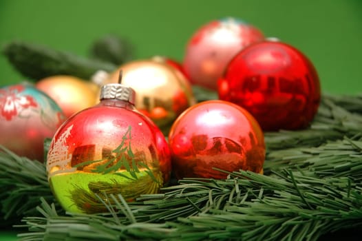 Various christmas decorations