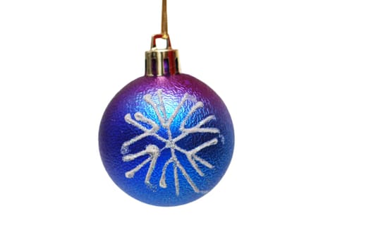 Christmas ball isolated on the white background