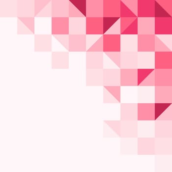 Background structure from geometric shapes in one tone
