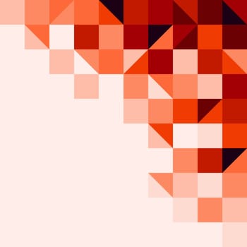 Background structure from geometric shapes in one tone