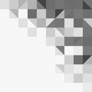 Background structure from geometric shapes in one tone